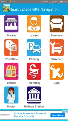 Nearby place GPS Navigation android App screenshot 4